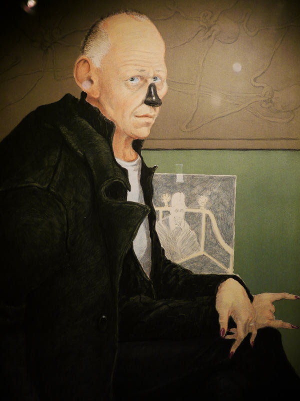 P1110349.jpg - 2001 - Self portrait - artist Michael Kvium