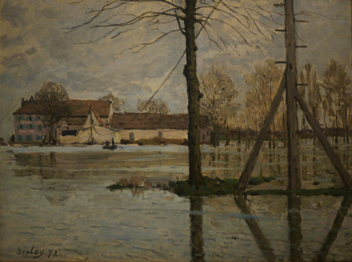 P1100792.jpg - 1872 - "The flood" by Alfred Sisley