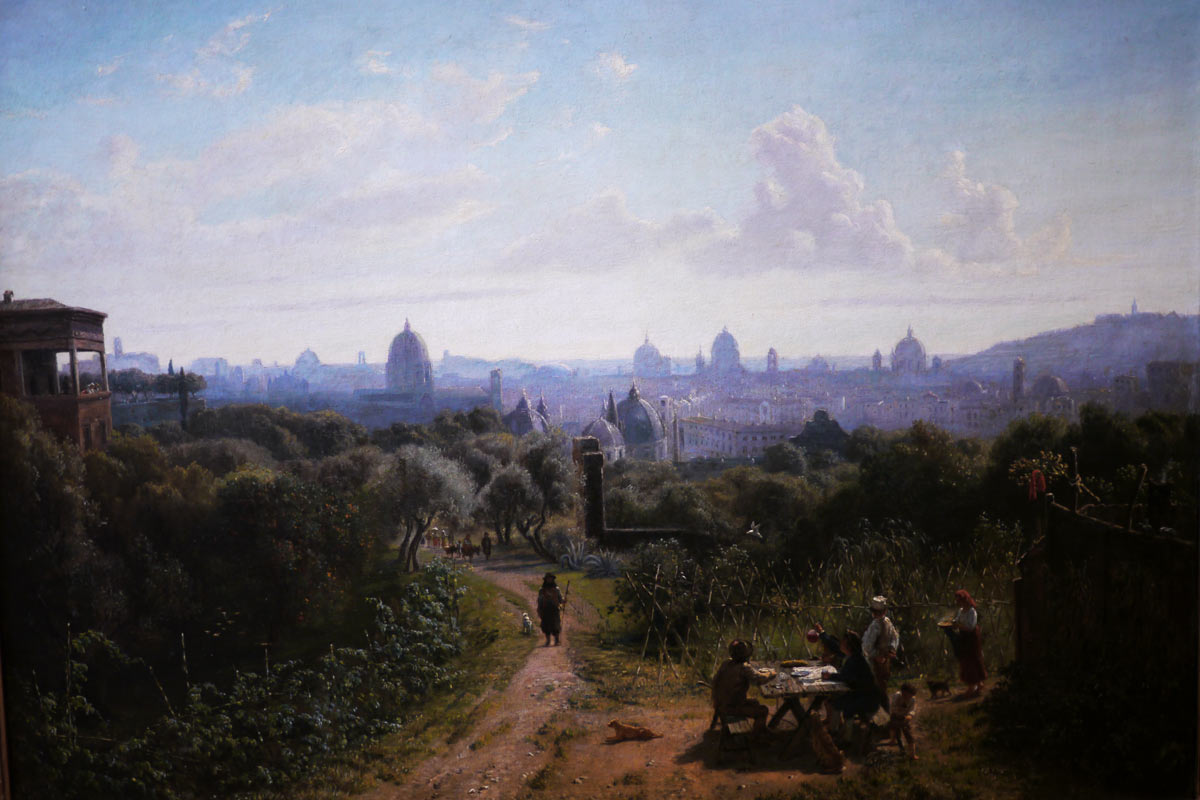 P1110708.jpg - Laessoe and Frolich - "View of Rome from near Porta del Popolo"