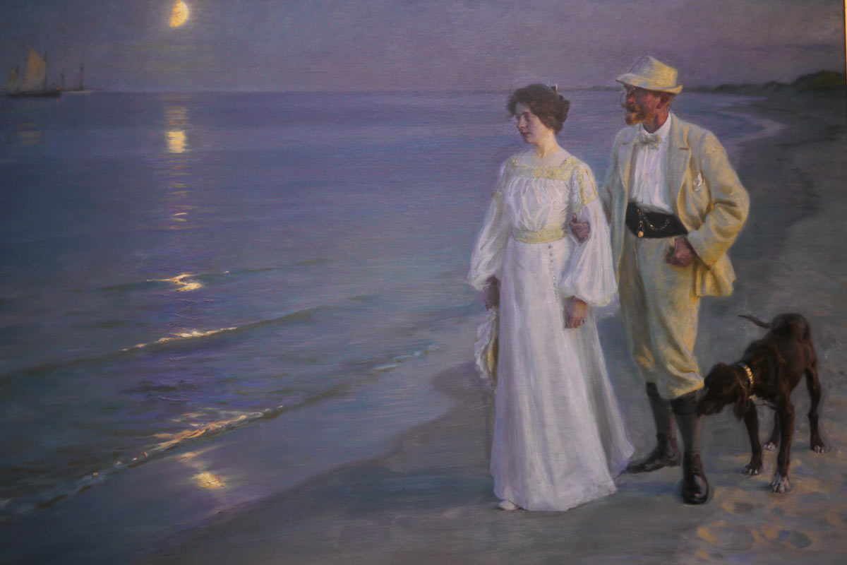 P1110718.jpg - 1899 - Kroyer - "Summer eveing at Skagen"