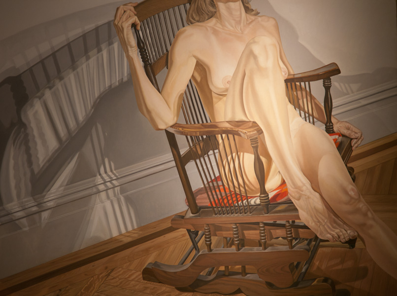 P1150392-1.JPG - Female model of platform rocker. Philip Pearlstein. 1977-8.
