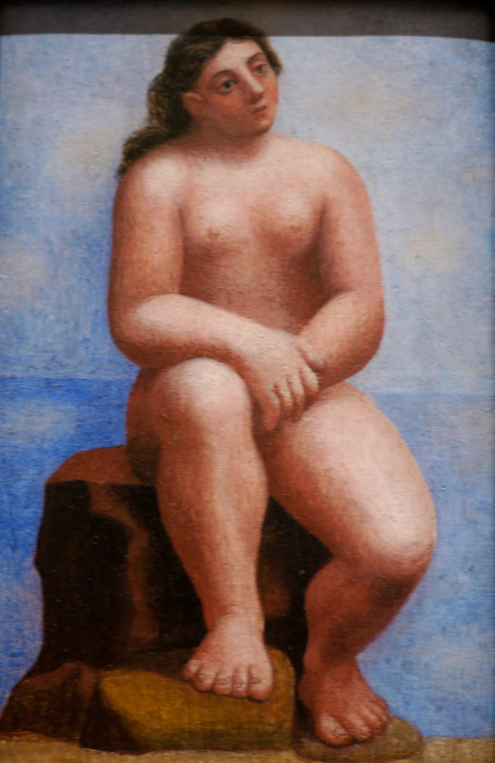 P1140198-1.JPG - Nude seated on a rock. Picasso. 1921.