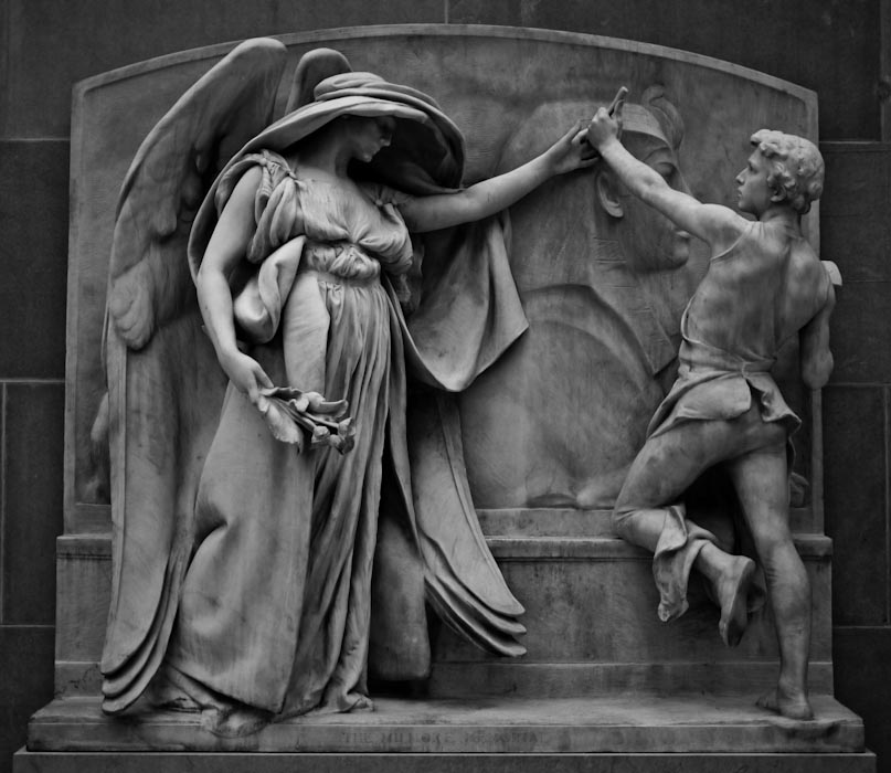 P1130729-1.JPG - The Angel of Death and the Sculptor. Daniel French. 1921-26. Marble.