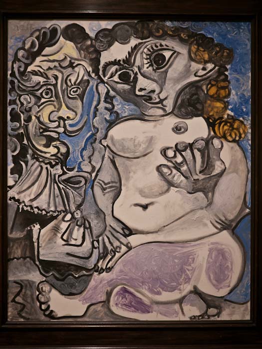 P1130782-1.JPG - Cavalier and seated nude. Picasso. 1967 at age 86.