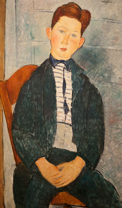 P1130802-1.JPG - Boy in a striped sweater. Modigliani. 1918.