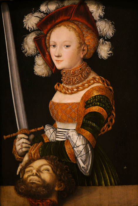P1130871-1.JPG - Judith with the head of Holofernes. Lucas Cranach the Elder. ca 1530.