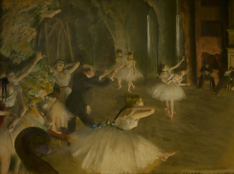 P1140063-1.JPG - The rehearsal of ballet onstage. Degas. ca 1874.
