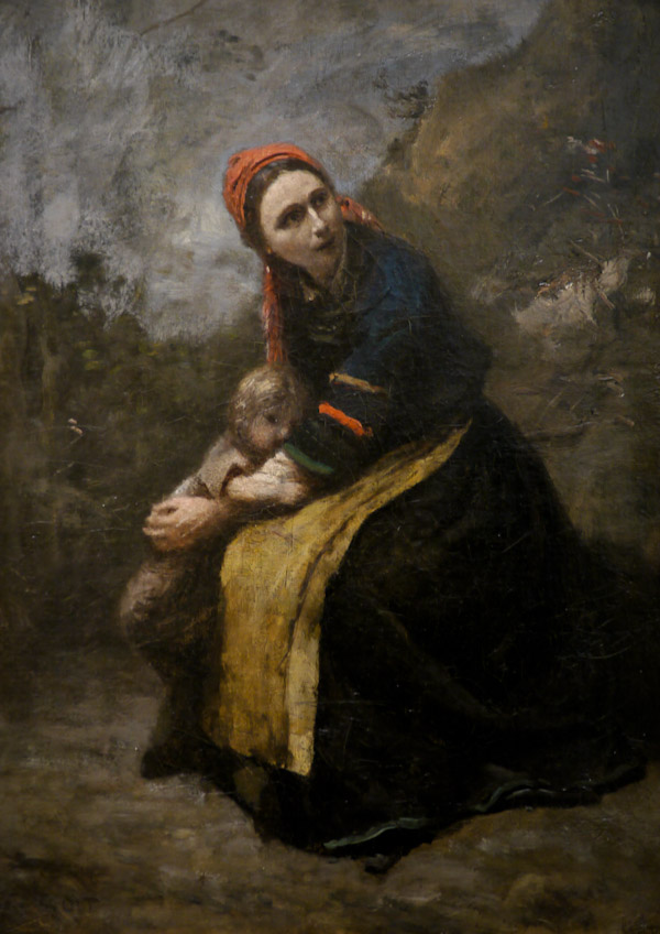 P1140960-1.JPG - Mother protecting her child. Corot. 1855-8
