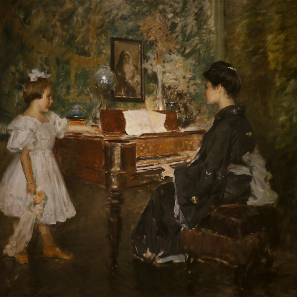 P1150163-1.JPG - The music lesson. William Chase. 1906.